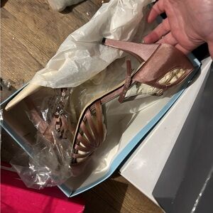 Elegant Pink Strappy Heels